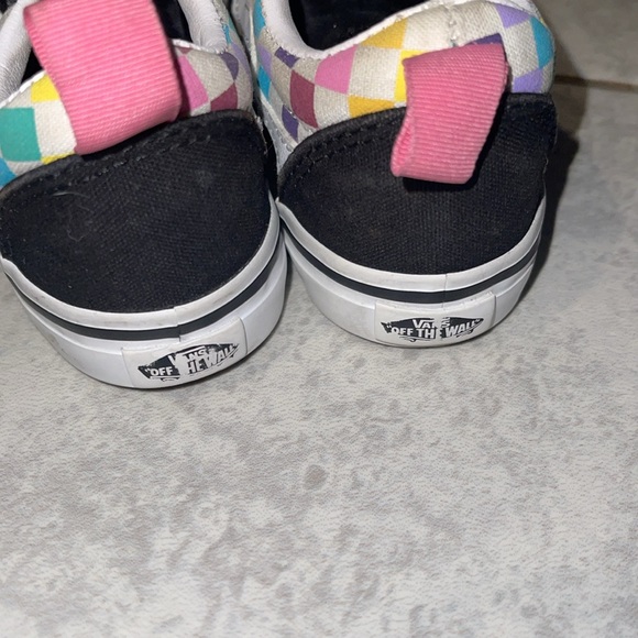 VANS kids size 7 multi color checkered - Picture 7 of 11